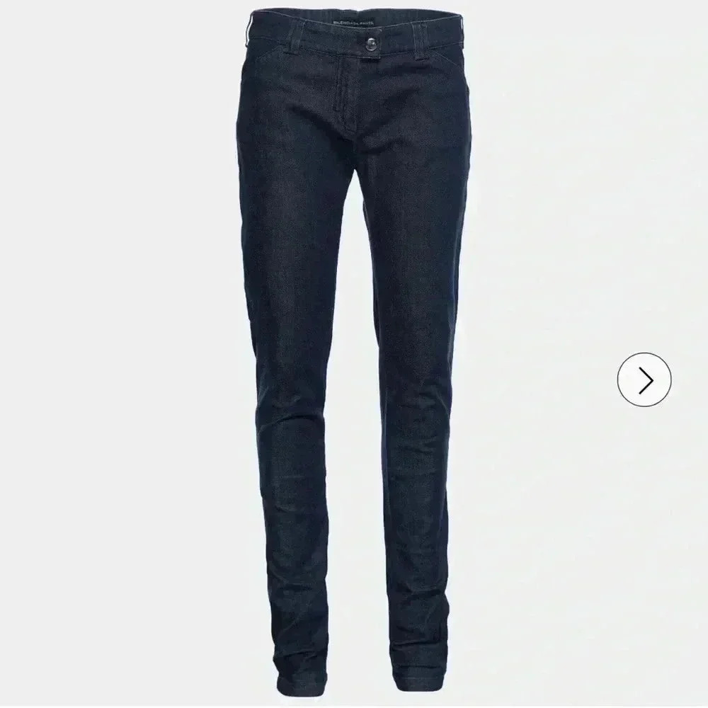 Balenciaga Pants Indigo Dark Wash Denim Skinny Jeans 6